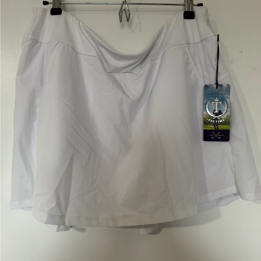 NWT Stylish White Skort Skirt